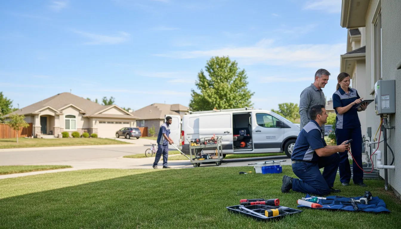 Tankless water heater service in Riverton, IL